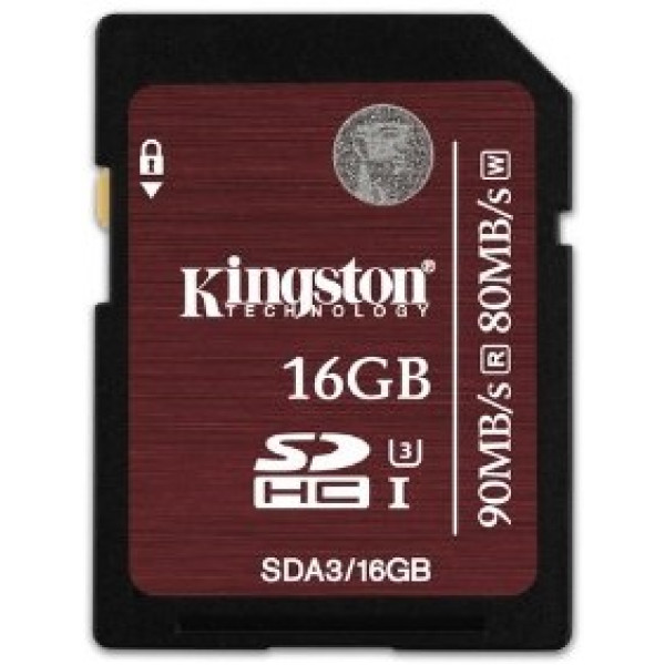 Карта пам'яті Kingston 4K SDHC 16GB Class10 UHS-I U3 R90/W80MB/s